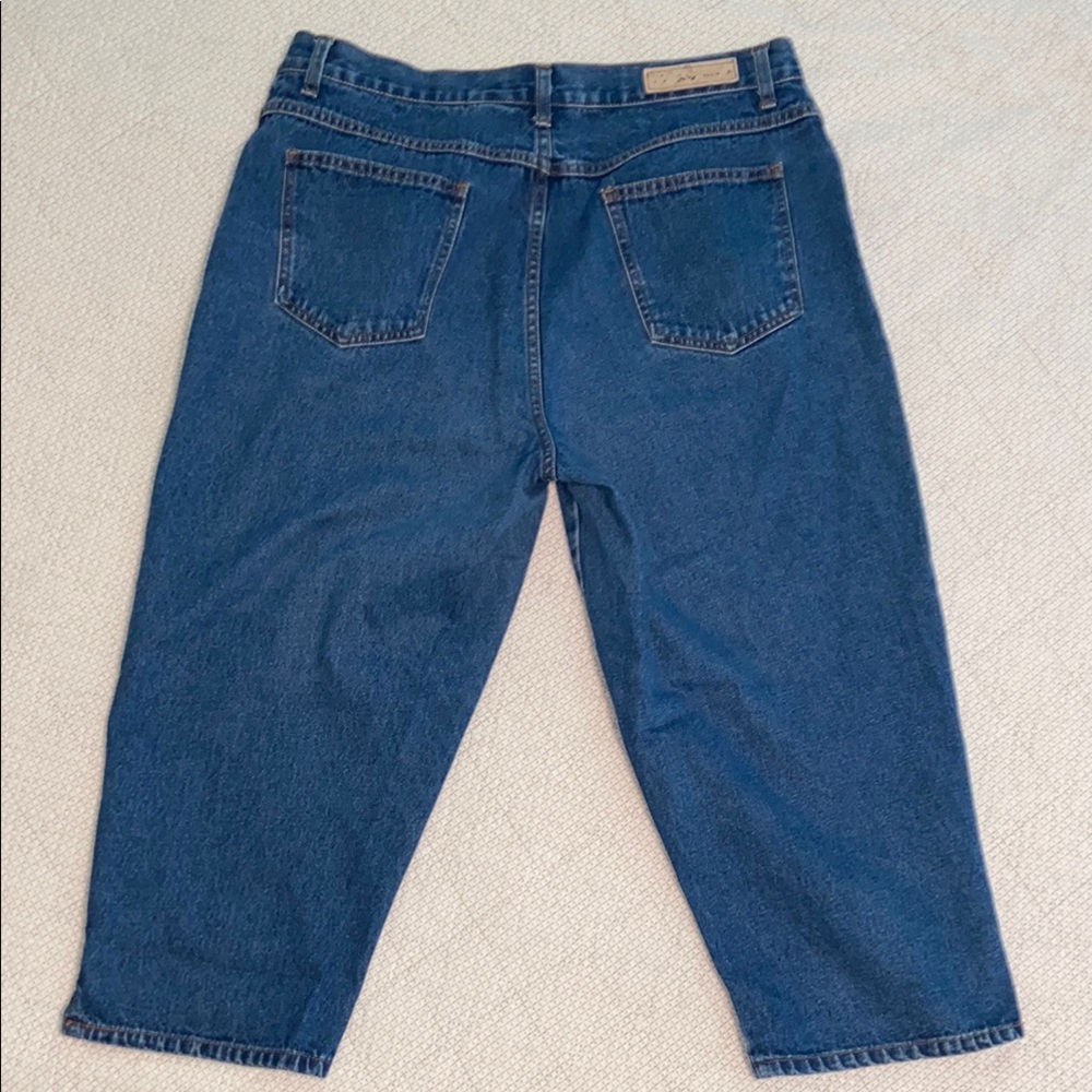 Bill Blass Blue Cropped Ankle Jeans Classic Style